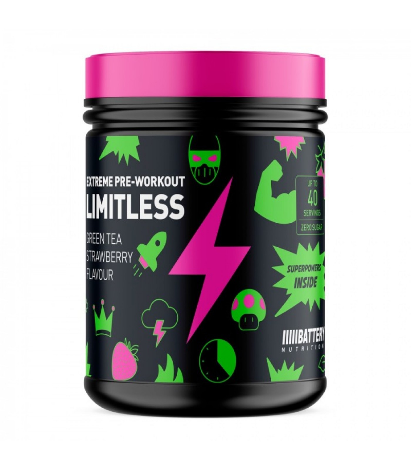 Battery Nutrition Limitless - Азотен Бустер / 360g